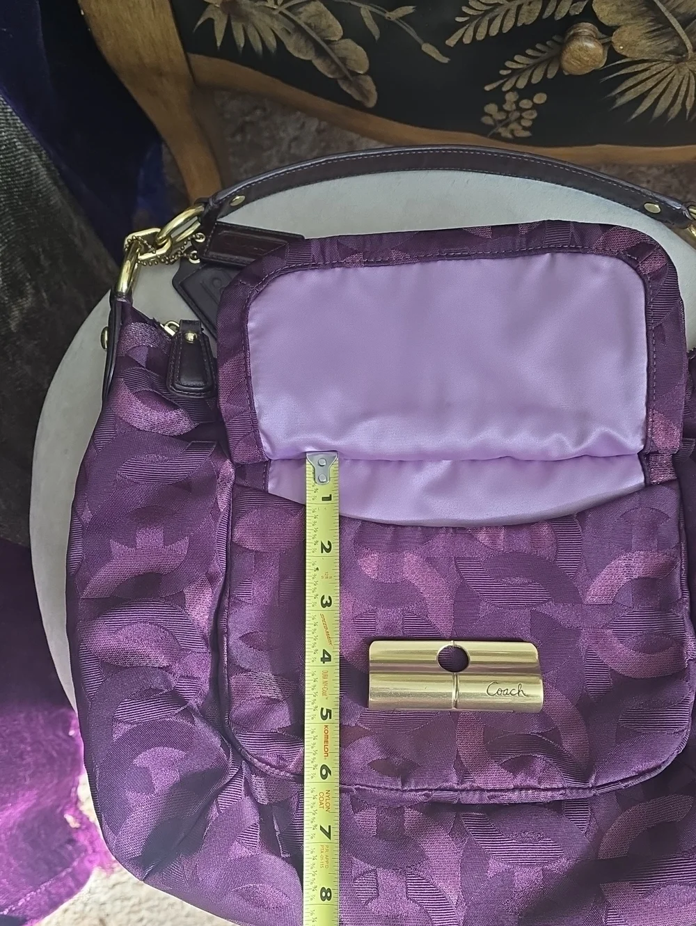 Coach Kristin Op Art Hobo Bag